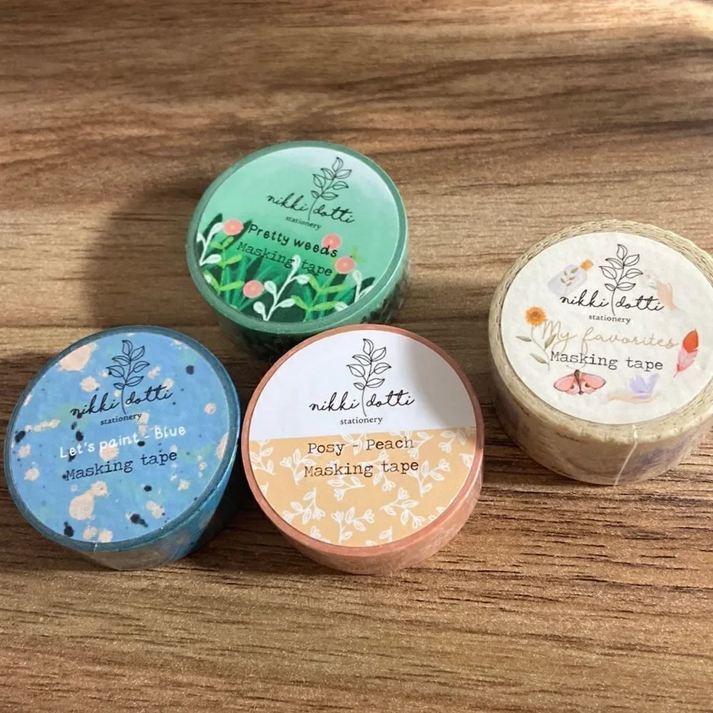 Nikki dotti washi tapes new 4